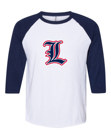 Liberty Patriots Mascot #1 Women's Baseball T-Shirt