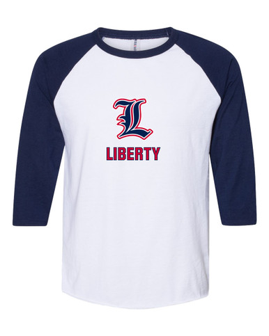 Liberty Patriots Mascot #2 Men's Baseball T-Shirt