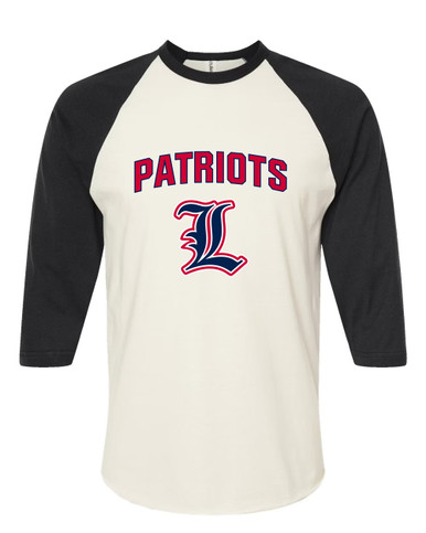Liberty Patriots Mascot #6 Men's Baseball T-Shirt