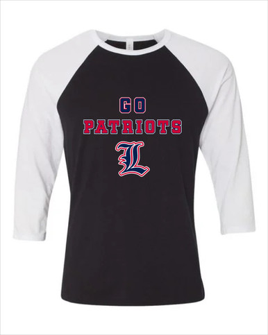 Liberty Patriots Go Team Women's Baseball T-Shirt