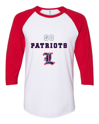 Liberty Patriots Go Team Men's Baseball T-Shirt