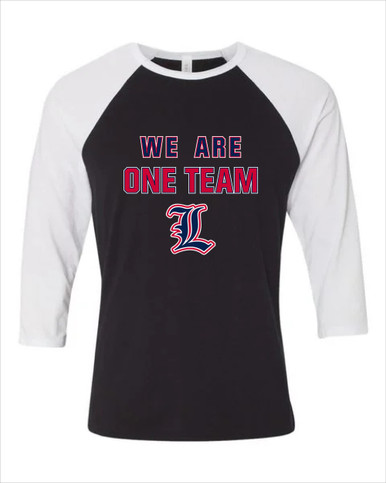 Liberty Patriots We Are One Team Men's Baseball T-Shirt