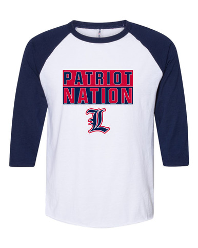 Liberty Patriots Nation #1 Women's Baseball T-Shirt