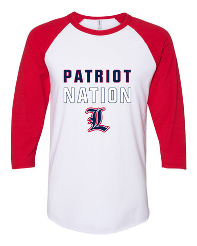 Liberty Patriots Nation #2 Men's Baseball T-Shirt