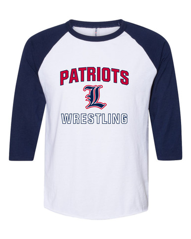 Liberty Patriots Wrestling Men's Baseball T-Shirt