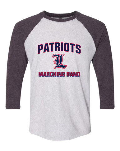 Liberty Patriots Marching Band Women's Baseball T-Shirt