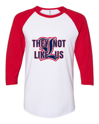 Liberty Patriots They Not Like Us #2 Men's Baseball T-Shirt