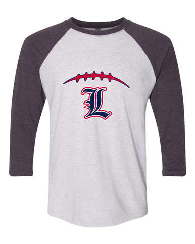 Liberty Patriots Football #2 Men's Baseball T-Shirt