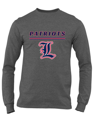 Liberty Patriots Mascot #8 Men's LS T-Shirt