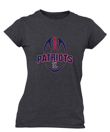 Liberty Patriots Football #5 Women's SS T-Shirt