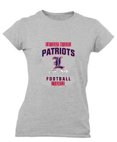Liberty Patriots Football #6 Women's Premium SS T-Shirt