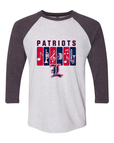 Liberty Patriots Band # 2 Women's Baseball T-Shirt