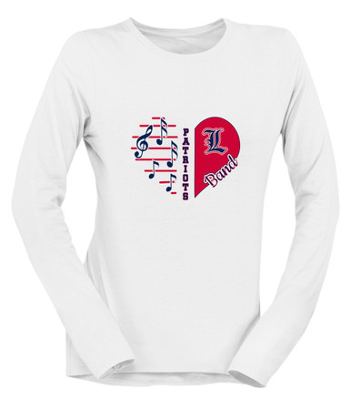 Liberty Patriots Heart Band Women's Premium LS T-Shirt