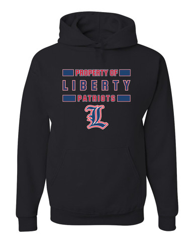Liberty Patriots L Script Property Of Men's Premium Hoodie