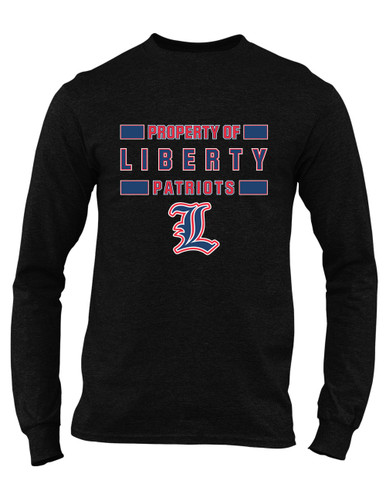 Liberty Patriots L Script Property Of Men's LS T-Shirt