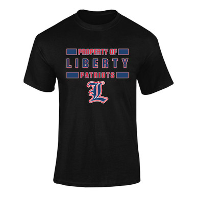 Liberty Patriots L Script Property Of Men's SS T-Shirt