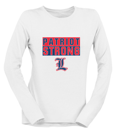 Liberty Patriots L Script Strong #1 Women's LS T-Shirt