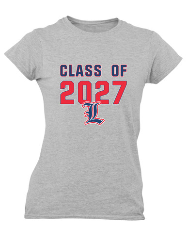 Liberty Patriots L Script Class of 2027 Women's SS T-Shirt