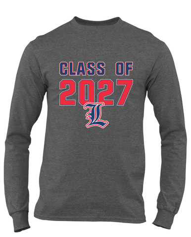 Liberty Patriots L Script Class of 2027 Men's LS T-Shirt