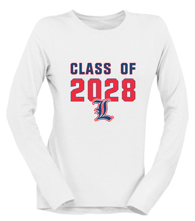 Liberty Patriots L Script Class of 2028 Women's LS T-Shirt