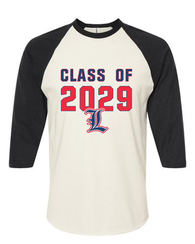 Liberty Patriots L Script Class of 2029 Men's Baseball T-Shirt