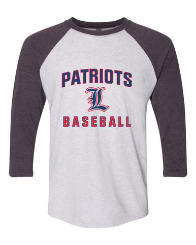 Liberty Patriots L Script Baseball #1 Men's Baseball T-Shirt