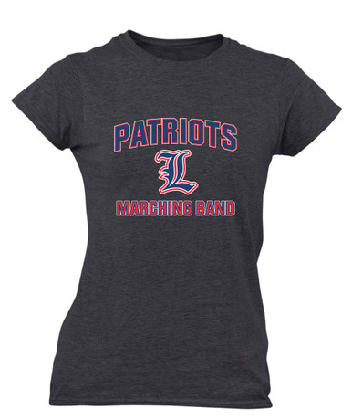 Liberty Patriots L Script Marching Band Women's SS T-Shirt