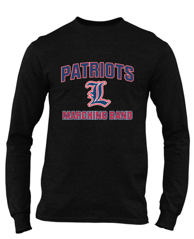 Liberty Patriots L Script Marching Band Men's LS T-Shirt