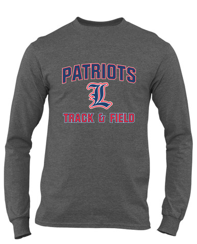 Liberty Patriots L Script Track & Field Men's LS T-Shirt