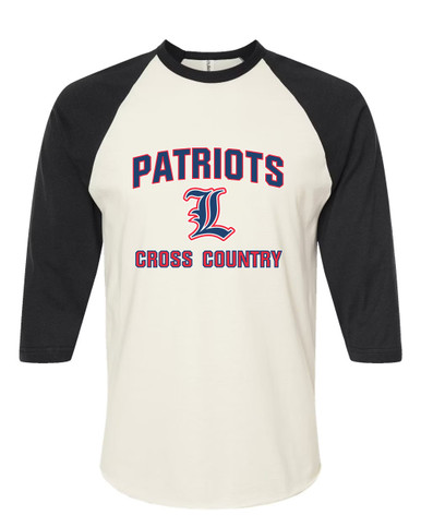 Liberty Patriots L Script Cross Country Women's Baseball T-Shirt
