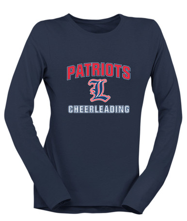 Liberty Patriots L Script Cheerleading Women's LS T-Shirt