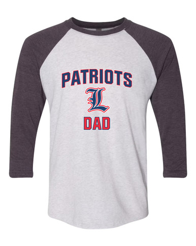Liberty Patriots L Script Dad Men's Baseball T-Shirt