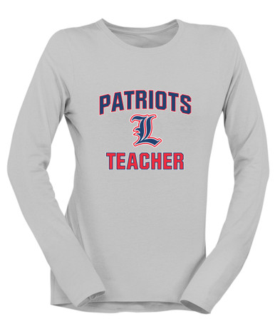 Liberty Patriots L Script Teacher Women's LS T-Shirt