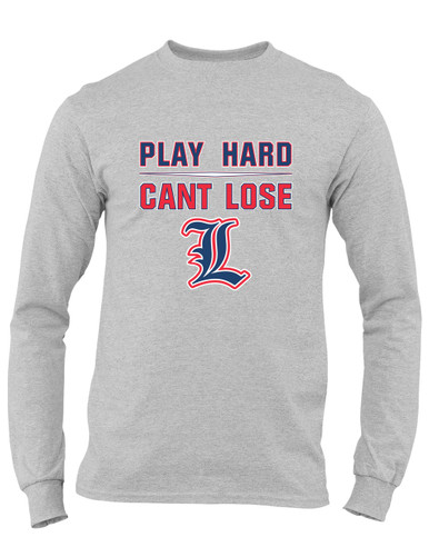 Liberty Patriots L Script Play Hard, Can't Lose Men's LS T-Shirt
