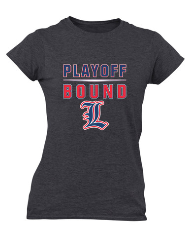 Liberty Patriots L Script Playoff Bound Women's SS T-Shirt