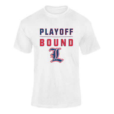 Liberty Patriots L Script Playoff Bound Men's SS T-Shirt