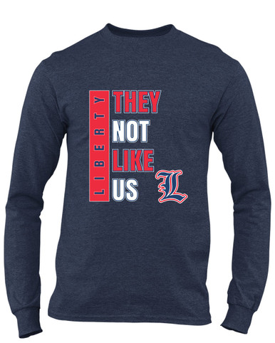 Liberty Patriots L Script They Not Like Us #1 Men's LS T-Shirt