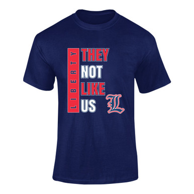 Liberty Patriots L Script They Not Like Us #1 Men's SS T-Shirt