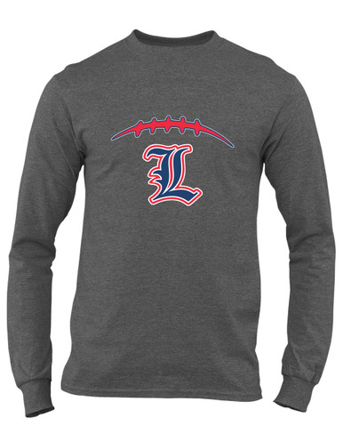 Liberty Patriots L Script Football #2 Men's LS T-Shirt