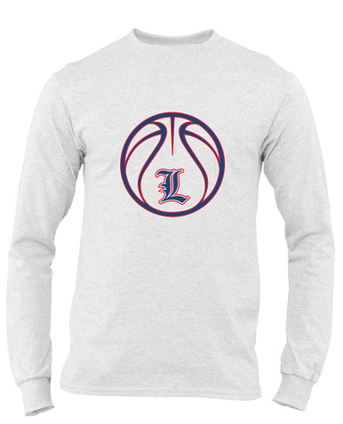 Liberty Patriots L Script Basketball #2 Men's LS T-Shirt