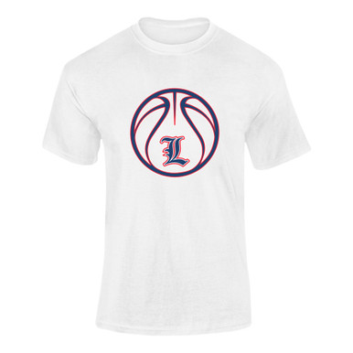 Liberty Patriots L Script Basketball #2 Men's SS T-Shirt