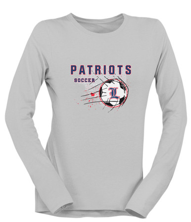 Liberty Patriots L Script Soccer #2 Women's LS T-Shirt