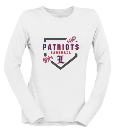 Liberty Patriots L Script Baseball #2 Women's LS T-Shirt