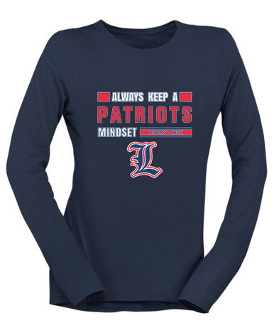 Liberty Patriots L Script Mindset Women's LS T-Shirt