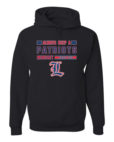 Liberty Patriots L Script Mindset Men's Premium Hoodie