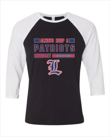 Liberty Patriots L Script Mindset Men's Baseball T-Shirt