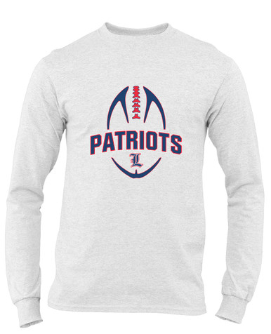 Liberty Patriots L Script Football #5 Men's LS T-Shirt