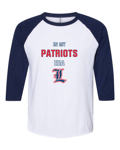 Liberty Patriots L Script Era #1 Women's Baseball T-Shirt