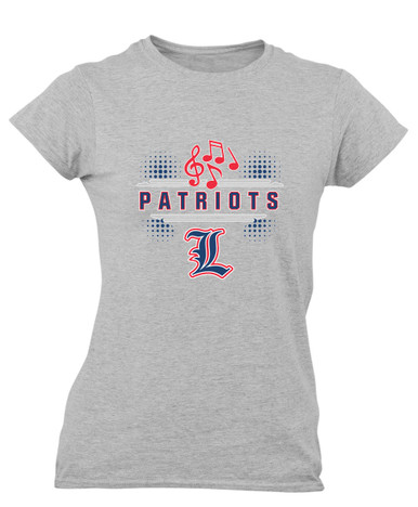 Liberty Patriots L Script Band # 3 Women's SS T-Shirt