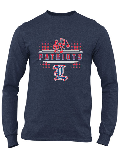 Liberty Patriots L Script Band # 3 Men's LS T-Shirt